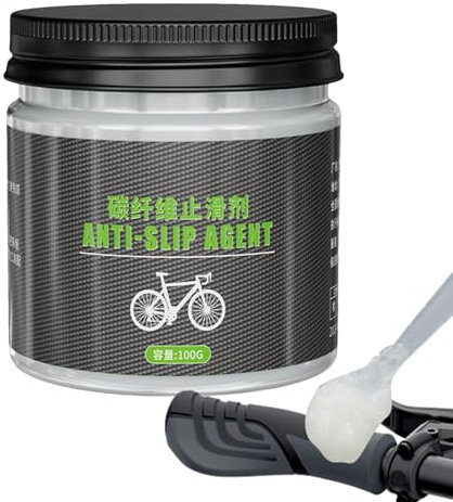 Carbon-Montagepaste – 100 g Kohlefaser-Schmierfett | Multifunktionales Montagefett für Sattelstützen, Mountain-Rahmen und Lenkerrahmen | Kohlefaser-Griffpaste für verbesserte Leistung