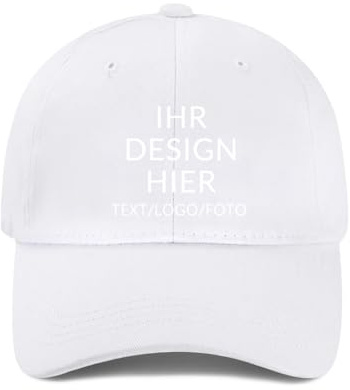 ERICAT personalisiert Cap personalisierte Basecap personalisiertes Baseball Cap mit Foto –selbst gestalten mit Ihrem Logo Kappe, Unisex-Trucker-Kappe Mesh Cap