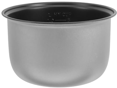 OUNONA Pot Intérieur pour Cuiseur À Riz 2L en Alliage D'Aluminium Antiadhésif Remplacement Pratique pour Cuisson du Riz Bouillie Et Vapeur Distribution Uniforme De La Chaleur