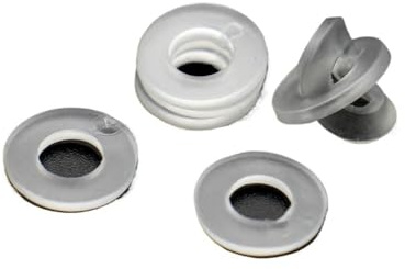 50-200 piezas M1.2 M1.4 M1.7 M1.8 M2 M2.5 M3 M4 M5 M6~ M12 Arandelas planas de PVC de plástico blando/duro, transparentes, aislantes, juntas lisas, espaciadores(Soft,M1.8x5x0.5 x200pcs)