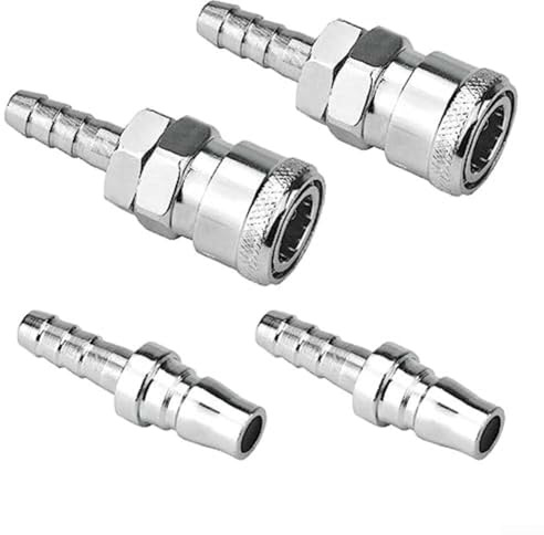 Lot de 4 raccords de gaz en cuivre à dégagement rapide pour barbecue et caravane