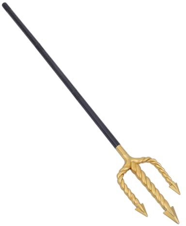 VANZACK Fourche De Diable Dorée Accessoire De Déguisement pour Halloween Trident De Diable pour Cosplay Accessoire De Costume Halloween