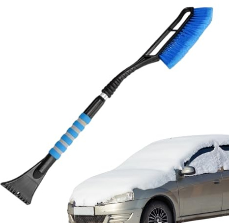 Raschietto Ghiaccio Per Auto Scopa Pala Estendibile Da 91 Cm