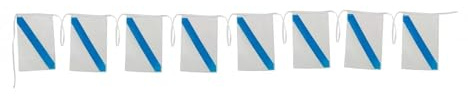 Bolsa Bandera Plástico, 50 Metros de Longitud, Cada Bandera 20x30 Cm, DIsponible Doble Cara y Una Cara (Galicia)