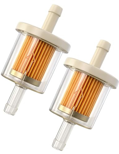 Desenda 2 PCS Inline Fuel Filter, Fit for 8 mm Fuel Lines, Motorcycle