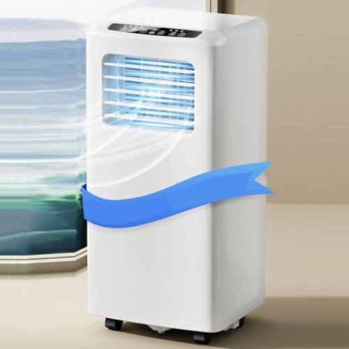 Portable Air Conditioner, 8000 BTU Smart AC Unit with Remote & Window Kit, Cools 550 Sq Ft, for Home Office Bedroom