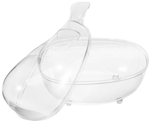 HOMOBABE Bañera Pequeña para Hámster de Plástico sin Tapa, Inodoro Práctico para Pequeños Roedores en Baño de Mascotas y Jaula