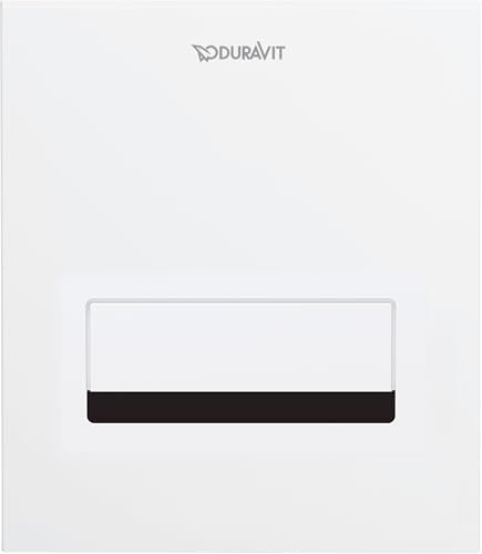 Duravit DuraSystem Actuation Plate A2 Electronic for Urinal, 130x150 mm, zinc die-cast, WD50060; Color: Front Panel zinc die-cast, White