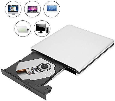 USB 3.0 Blu-Ray Laptop PC External Optical Drive DVD CD BD Writer Recorder Slim Portable Driver Mobile Aluminum Alloy PC External DVD Burner CD Driver