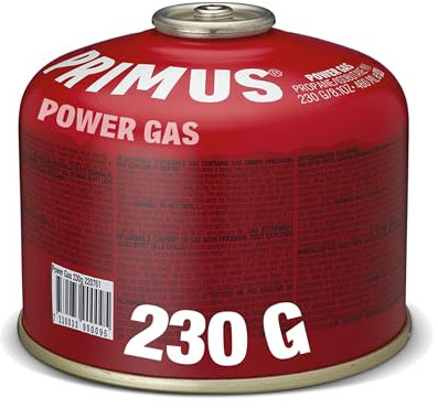 PRIMUS Gaskartusche - Power Gas Kartusche - Gaskartuschen Schraubventil EN 417 Gaskartusche - Isobutan & Propan - Gaskocher Kartusche - Camping Gaskartusche - Schraubgaskartuschen - Camping Gas