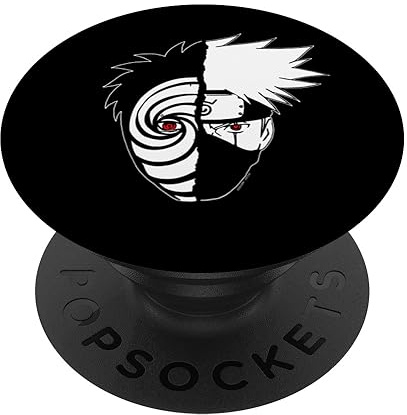 Naruto Shippuden Kakashi Tobi Split Face PopSockets Adhesive PopGrip