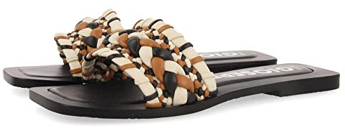 GIOSEPPO Sandalias Planas de Pala con Trenzado Multicolor para Mujer egleny
