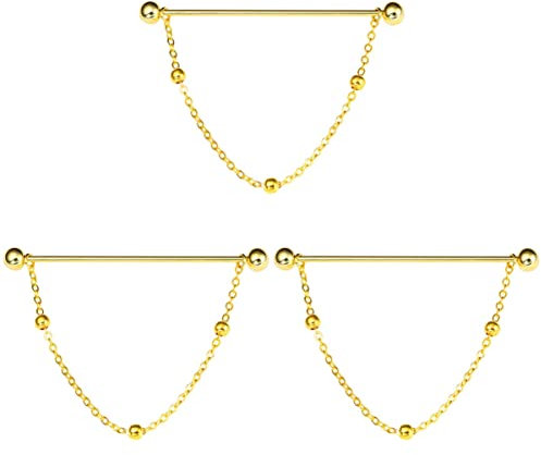 VICASKY 3stücke Kragenstift Kette Goldene Pin Für Hemden Dekoration Für Und Anlässe Stilvoller Anstecker Für