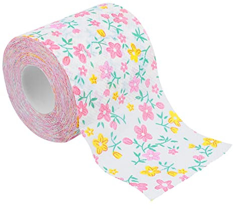 EXCEART 2rollen Rollpapier Mit Bunten Mustern Hochwertige Bedruckte Toilettenpapierrolle Und Servietten Für Gäste Und Vielseitige Anwendungen