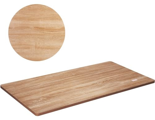 VEVOR Tablero de Madera de Mesa 200x80x2,5 cm Capacidad de Carga de 100 kg Tablero de Mesa Rectangular de Aglomerado para Escritorio Superficie de Mesa Encimera Mesa de Comedor, Hogar, Cocina, Oficina