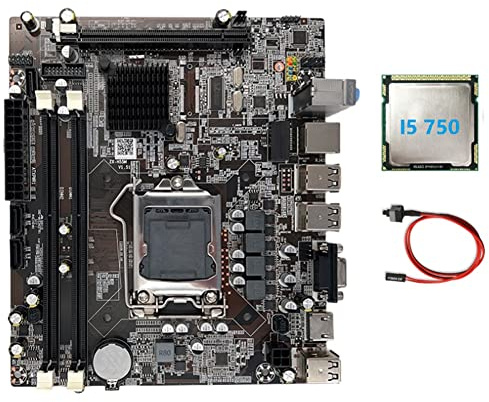 La carte mère de l'ordinateur H55 LGA1156 prend en charge la mémoire DDR3 CPU I3 530 I5 Série 760 + CPU I5 750 + Switch
