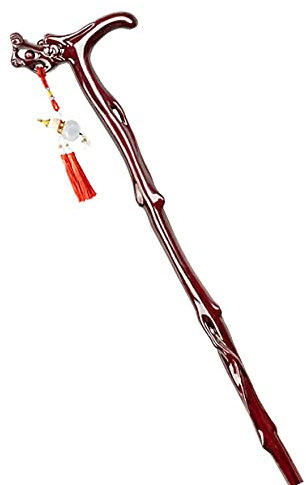 Gehstock, Gehstock aus Holz, Gehstock aus Palisander und Messing, Unterstützung und Stabilitätshilfe für ältere, behinderte und gehbehinderte Benutzer, 31,5 Zoll Star of Light