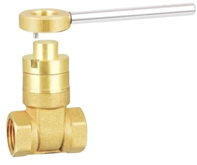 FANNIXI Absperrventil 1/2 1 Zoll DN15 DN20 DN25 Tor Ventil innengewinde Messing Absperrventil(DN25)