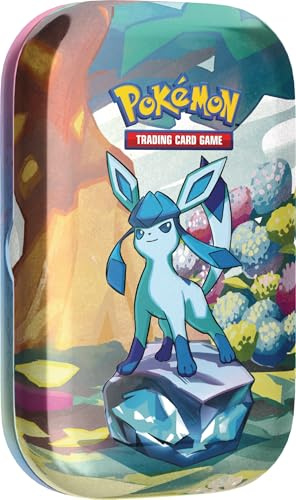 Pokémon TCG Scarlet & Violet - Prismatic Evolutions Mini Tin - Ice (2 Booster Packs & 1 Stück)