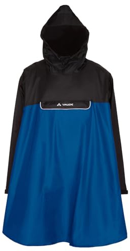 VAUDE Valero Poncho, regnponcho med ärmar, vattentät och vindtät