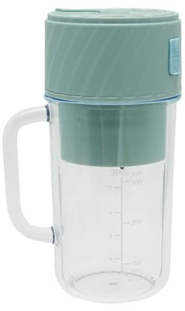 lyanny Frullatore Portatile per Frullati | Frullatore Ricaricabile Bicchiere Portatile - da Cucina a Ricarica USB con Cannuccia per Frutta e Verdura Facile da Pulire
