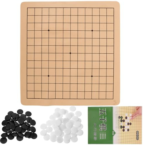 Toddmomy Set da gioco Go per bambini e principianti scacchiera in materiale resistente, stampa chiara e facile da conservare, per ambienti interni ed esterni