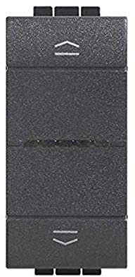 BTICINO Interruttore Tapparella WiFi Livinglight L4027C, Comando Smart, Controllo Intelligente Tapparelle da Remoto con App Home+Control, Alexa, Google Home, Apple Home, Gestione Consumi, Smart Home