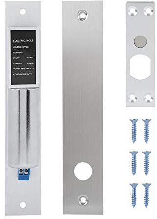 Demeras Elektrisches magnetisches Einsteckschloss Automatisches Riegelschloss T¡§1rschloss Induktionszugangskontrolle mit magnetischer Basis f¡§1r Diebstahlschutz zu Hause