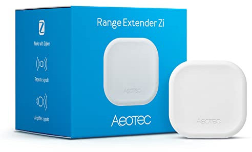 Aeotec Extensor de Rango Zi | Zigbee Repetidor | Aumento de Alcance | Zigbee | Compatible con Homey, SmartThings, Home Assistant | AEOZZGA001