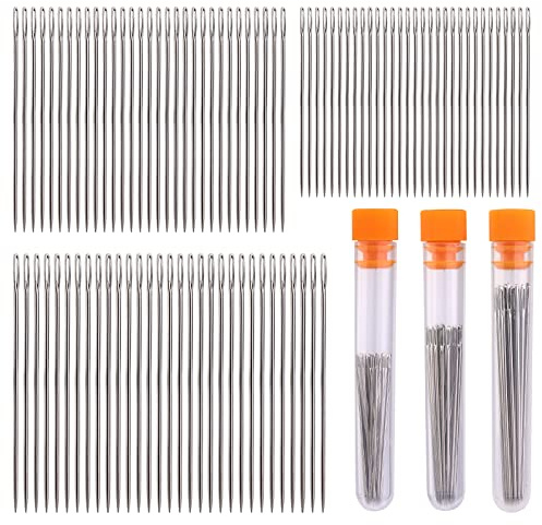 NAMOON 90PCS Large Eye Sewing Needles, Hand Sewing Needles for Weaving