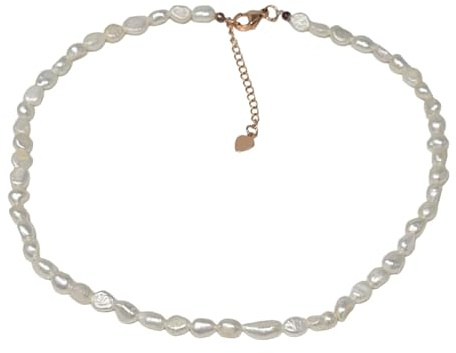 Handmade Women's Girls Edelstein Perlen Halskette Choker 6mm Runde Perlen - Natürliche Edelsteine Healing Crystal Beaded Jewellery | Geschenkideen für Frauen, Mädchen