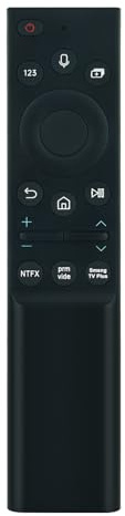 VINABTY BN59-01357A, BN59-01357B, BN59-01357F, BN59-01357G Ersättande röstfjärrkontroll passar för Samsung QLED Series Q60A Q70A QN800A Q80A QN90A QN85A The Frame 4K-serien 2021/2022 modeller