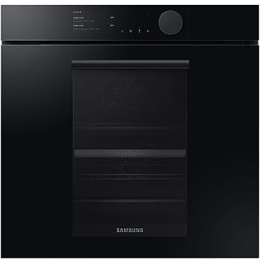 Samsung NV75T8879RK/EG Infinite Dual Cook Steam Pyrolyse Backofen Onyxschwarz glänzend