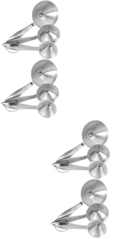 PRETYZOOM 4juegos Embudo De Acero Inoxidable Mini Para Cocina De s Para y Salsa De Soja Herramienta Práctica De Transferencia De Líquidos