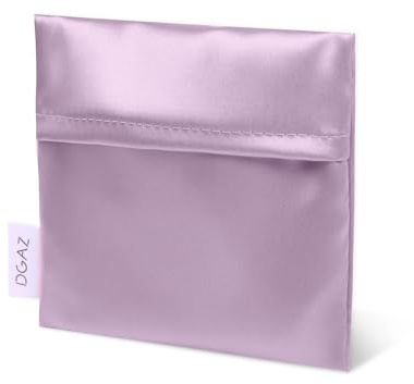 DGAZ Neceser Menstrual Mujer, Mini Bolsa Cosmética de Seda, Lavender