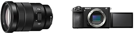 Sony Alpha 6700 | Appareil Photo Hybride APS-C (26Mp BSI, Mise au Point AF basée sur l'IA, stabilisation d'image sur 5 Axes) + Sony SELP18105G E PZ 18-105 mm f/4.0 G | Objectif Zoom APS-C