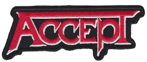 martytradingofficial - 1x Schwarz - 10cm - Embroidered Heavy Metal - Reise - Iron-On - Fabric Patch