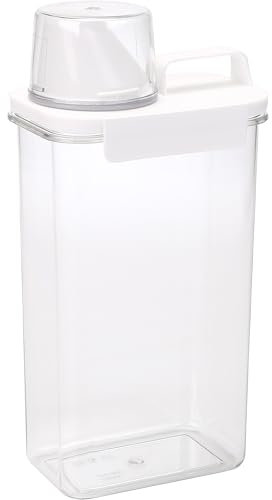 Sea Team Food Container 2.3 L for Dog/Cat/Rodent - Transparent Large Container with Lid Clip - Airtight & Insect Proof - PP/PET Material - Ideal for Multi-Cat Households