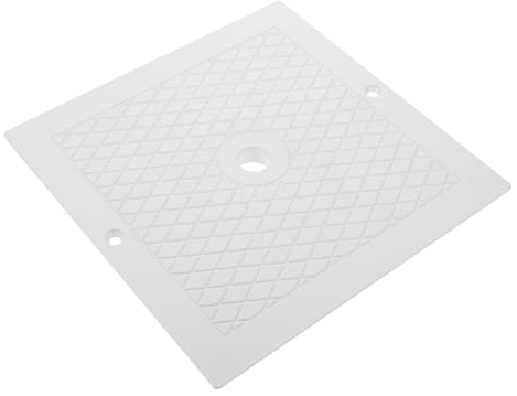 HEMOTON Remplacement du Couvercle du Skimmer Piscine en Terre Écumoire Couverture Nettoyage Pièce De Rechange du Couvercle du Skimmer Couvercle Carré PP Blanche
