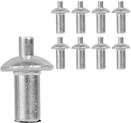 Rivetti con anima in alluminio, chiodi ad espansione in lega, viti autofilettanti a percussione, elementi di fissaggio, ferramenta, utensili(10Pcs 5x7mm)