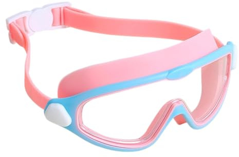 Gafas de Natación Infantiles Antifugas, protección UV, visión amplia 180° | Gafas con correa elástica para niños y niñas 3-15 años, piscina, playa, vacaciones, gimnasio