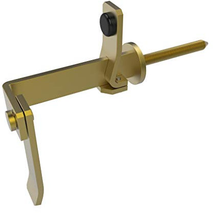 Fermapersiane fermaimposte - a vite - con battente regolabile - ottone - resistente - alta qualità - DimAccessori