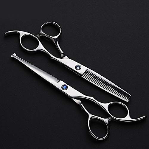 Minicocock 6 Pollici del Bambino Forbici Speciali saloni, Famiglia Bambini Parrucchiere Forbici Home Imposta Professionale Parrucchiere Set (Design : Blue Diamond)