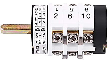 Reifen Vorwärts Rückwärts Schalter Maschinen Motorschalter, 220V/380V 20A Auto Reifenwechsel Metall Maschinenmotor Vorwärts Rückwärtsschalter