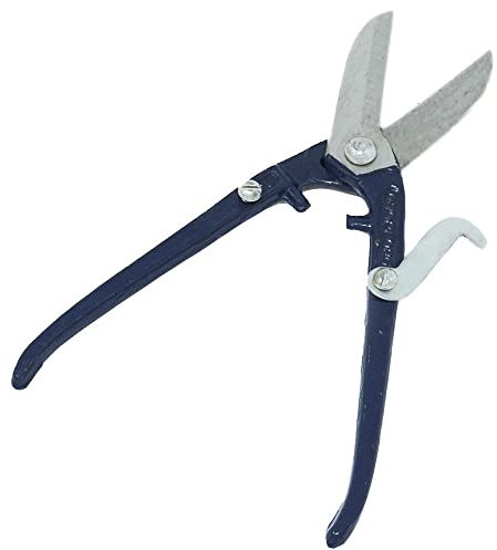 Jazooli Heavy Duty Straight Tin Snips Cutters Cutting Shears Scissors DIY Industrial Tool for Most Sheet Metal, Aluminium, Steel, Leather, Plastic - 10 (25cm)