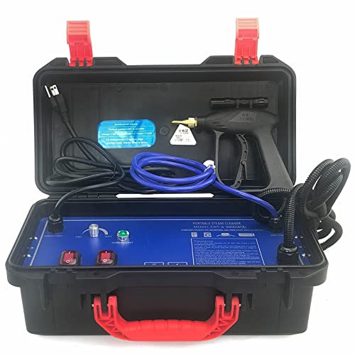 SHZICMY Nettoyeur vapeur portatif 3000 W - Nettoyeur vapeur multifonction portable - Nettoyeur haute pression - Haute pression - Élimination des taches pour meubles de cuisine, salle de bain, voiture