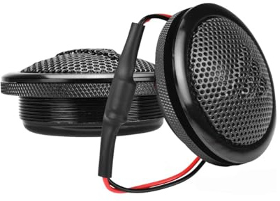 PRV AUDIO Tweeters de cúpula suave de 240 W, 4 ohmios, TW150SD-4 con cruce integrado, cúpula de seda de 32 mm, imán de neodimio para sistemas de audio de coche y motocicleta, fácil montaje empotrado