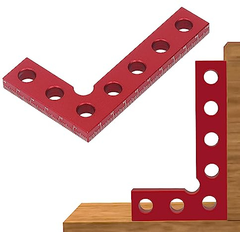 Mini Small Square Center Finder Tool, Präzisions-Maschinisten-Quadrat-Schnellmess-Quadratkanten-Markierungs-Center-Finder | Präzises Quadrat-Zentrierungswerkzeug Aus Aluminiumlegierung Für Holzbearbeitung und Möbelbau Leicht und genau
