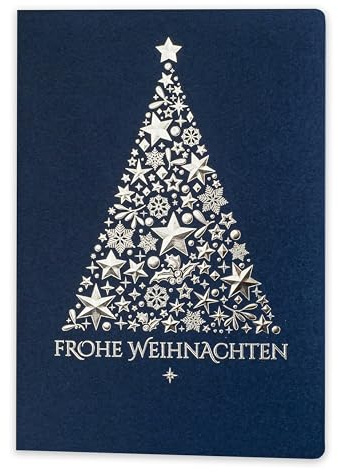 Weihnachtskarten mit Umschlägen und Einlagen – Set von 10 exclusiven Weihnachtskarten von Art Nuvo