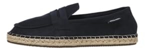 JACK & JONES Jfwscherlock för män Espadrille Loafer, marinblå blazer, 43 EU